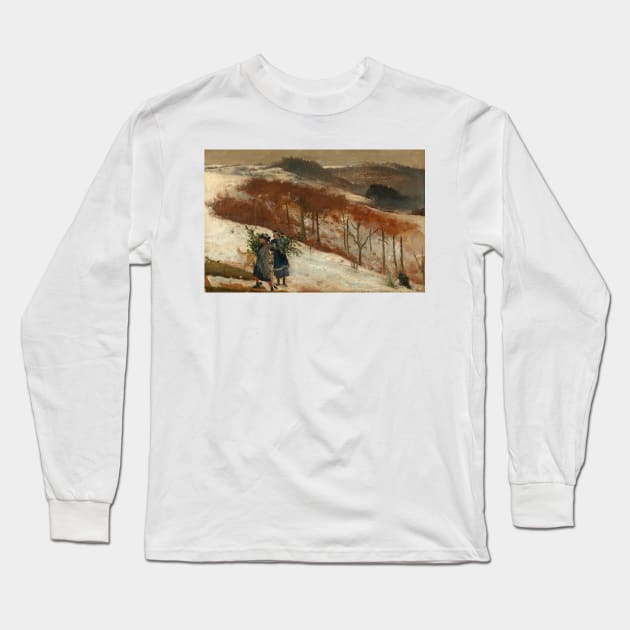 Landschaft im Wienerwald by Lawrence Alma-Tadema Long Sleeve T-Shirt by Classic Art Stall